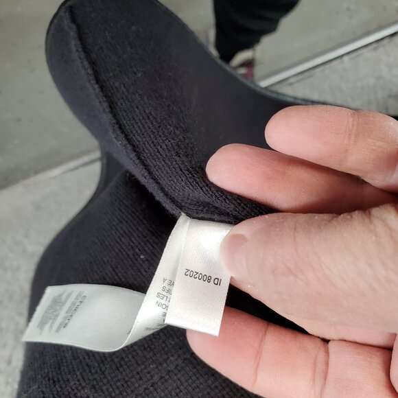 Chicos Longline Cardigan Size 1 Small Pockets Open Front Black Sleeveless - Picture 9 of 11